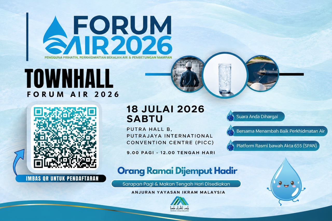 Forum Air 2026: Pengguna Prihatin, Perkhidmatan Bekalan Air & Pembentungan Mampan